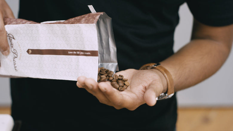 Gifting coffee beans