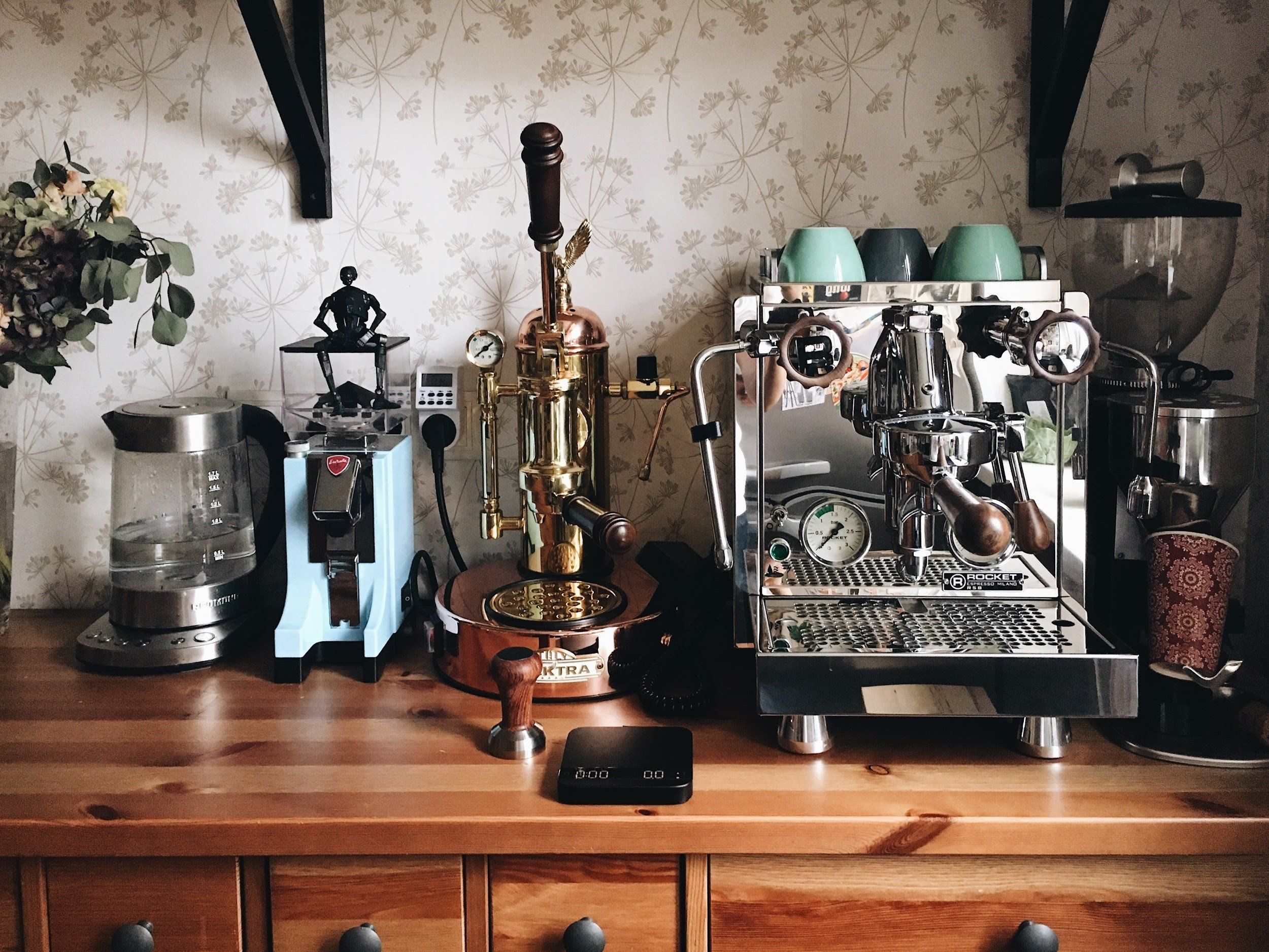 manual espresso machine hand pressure type